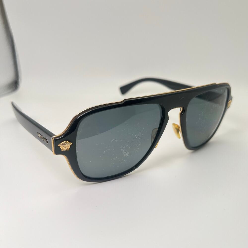 Versace Mod.2199 1002/81 Sunglasses Black READ DESC 56-18-145